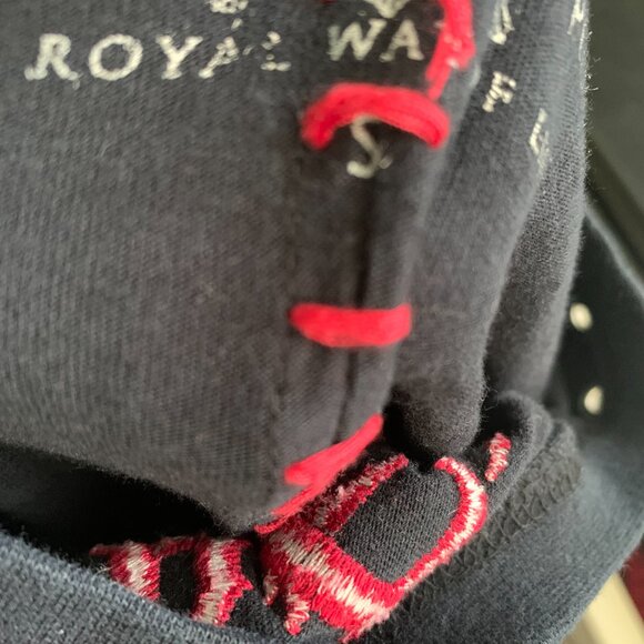 Rebel Spirit Black Embroidered Graphic Royal Way Of Life Shirt T-Shirt - Picture 8 of 12